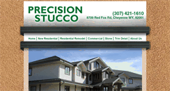 Desktop Screenshot of precisionstucco.com